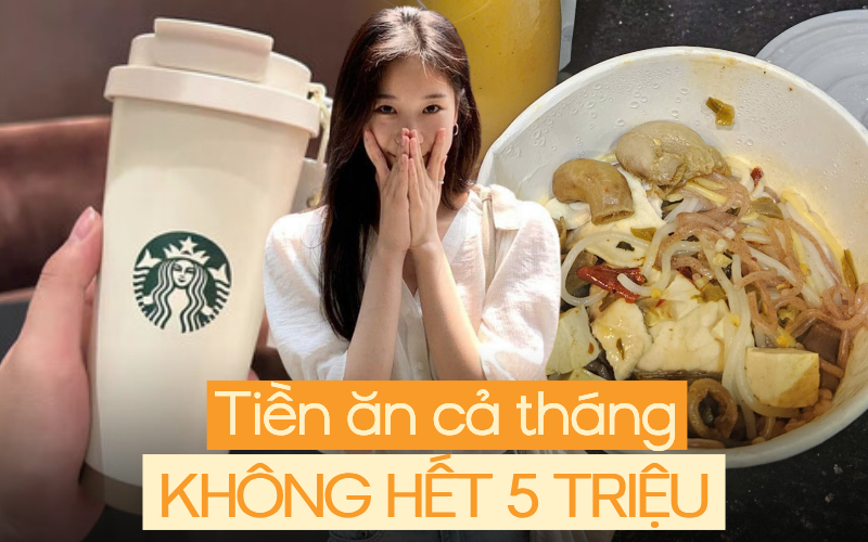 Sáng uống Starbucks 45k, trưa đặt đồ ăn, tối eat clean cho đẹp dáng: Cách cô gái 30 tuổi ăn cả tháng không hết 5 triệu! - Ảnh 1.