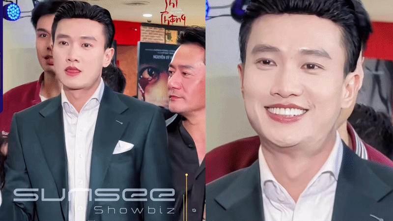 Quốc Trường lộ diện gây sốc: Lớp trang điểm trắng bóc, kẻ cả viền môi- Ảnh 1. Quốc Trường lộ diện gây sốc: Lớp trang điểm trắng bóc, kẻ cả viền môi- Ảnh 1.