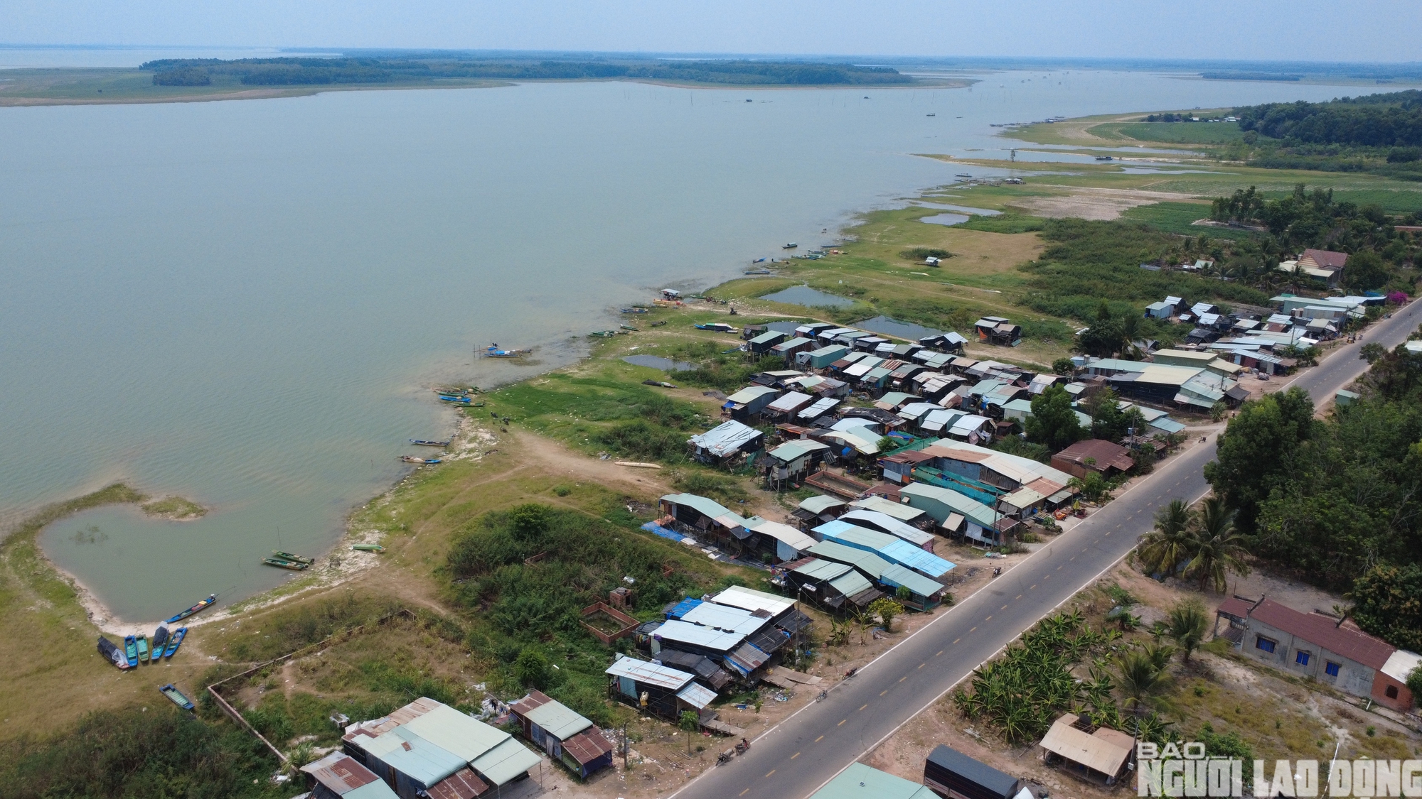 Chật vật mưu sinh ở xóm Việt kiều ven hồ Dầu Tiếng 2026 - Ảnh 1.