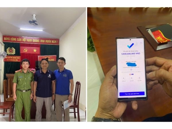 Tài khoản MB Bank có giao dịch 1 tỷ đồng, người đàn ông SN 1987 kiểm tra, rà soát các mối quan hệ rồi báo công an- Ảnh 1.