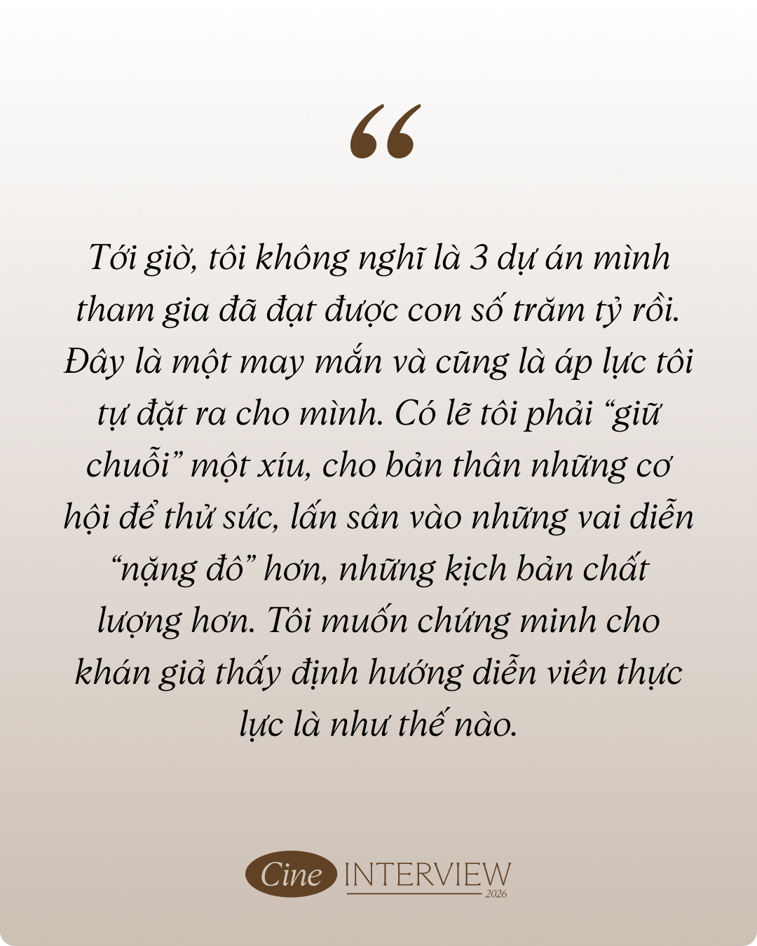Đoàn Minh Anh và vía 3 phim trăm tỷ: Khán giả nói "ăn may" cũng đúng, thật sự cuộc đời tôi quá may mắn- Ảnh 2.