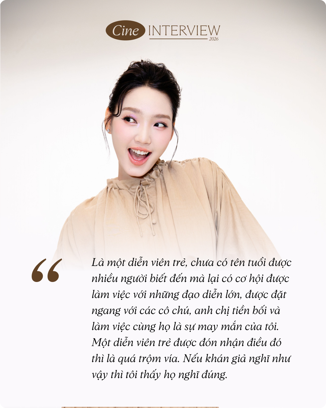 Đoàn Minh Anh và vía 3 phim trăm tỷ: Khán giả nói "ăn may" cũng đúng, thật sự cuộc đời tôi quá may mắn- Ảnh 6.