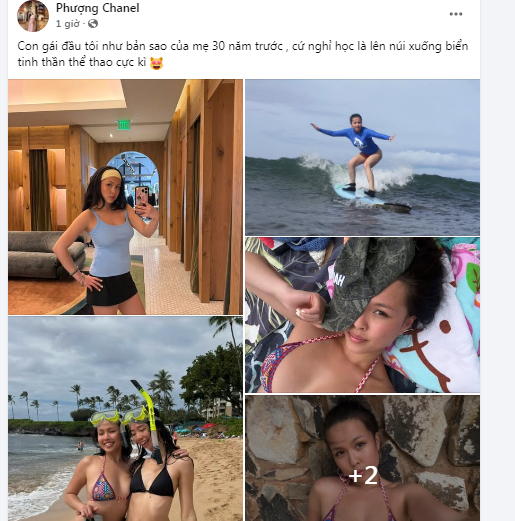 Con gái đầu Phượng Channel: Nhan sắc gợi cảm, học lực 