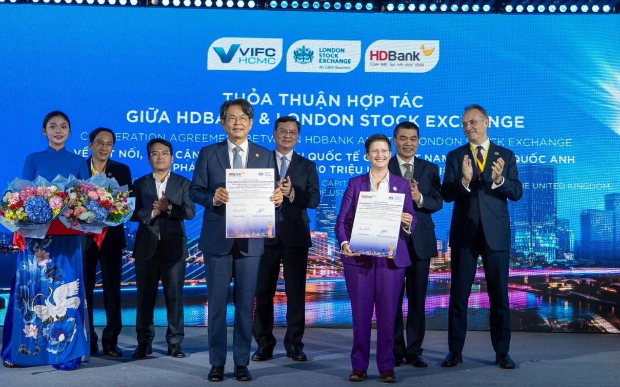 HDBank, VIFC - HCMC và LSE thiết lập quan hệ đối tác toàn diện, mở rộng kết nối thị trường vốn quốc tế cho doanh nghiệp Việt