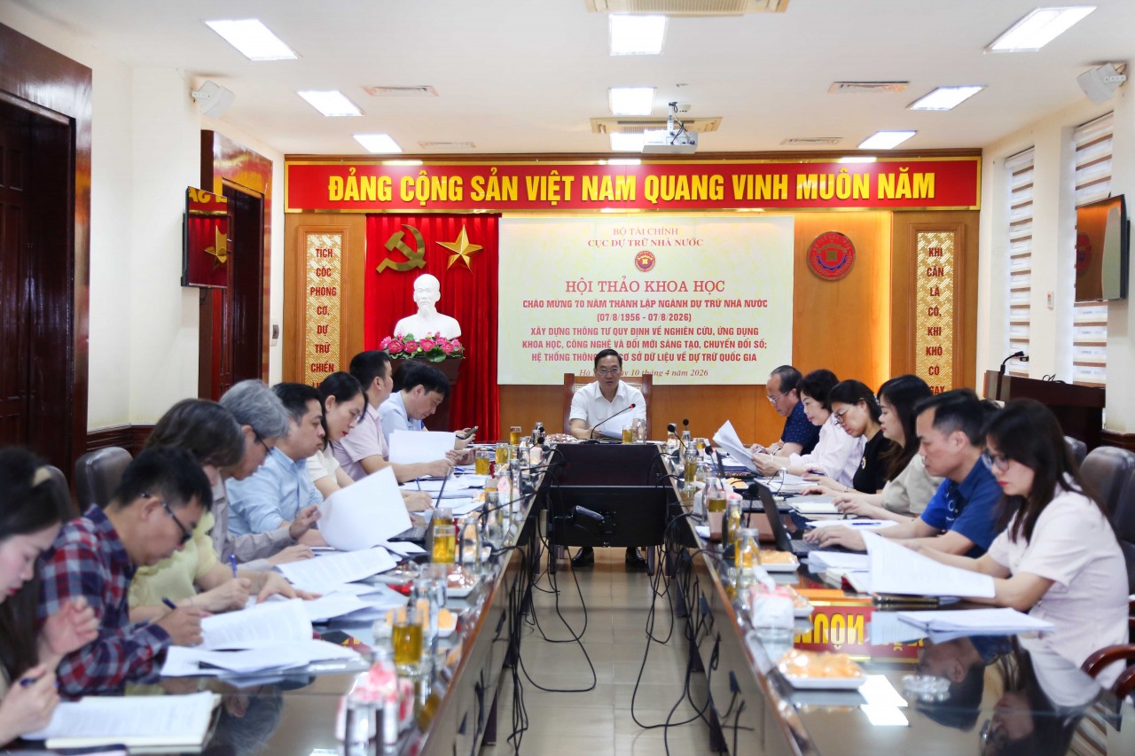 Xây dựng hệ thống dự trữ quốc gia hiện đại, minh bạch và bền vững