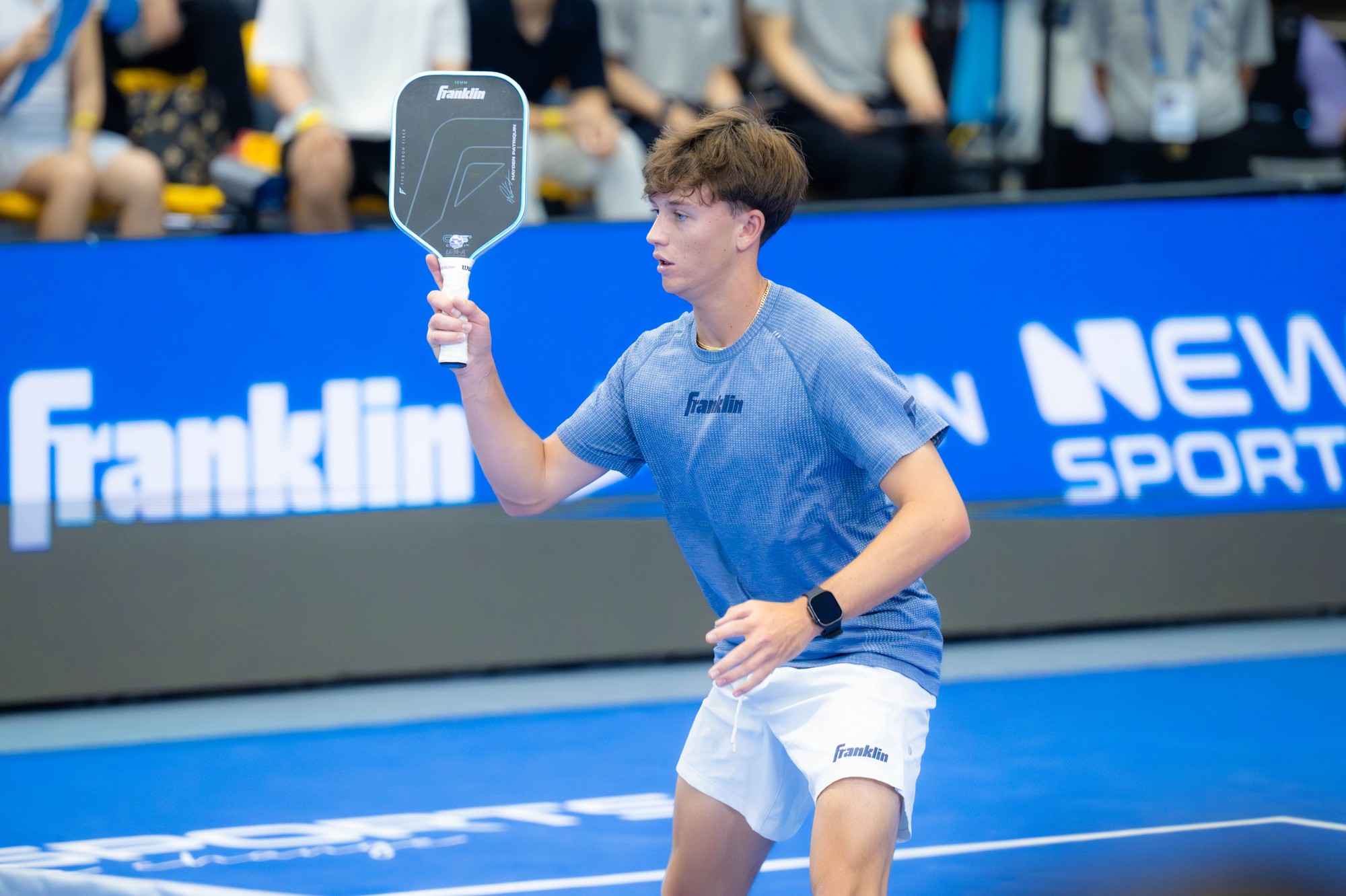 Dở khóc dở cười: Hayden Patriquin mất vợt vì mải mê ăn mừng chiến thắng kịch tính ở PPA Asia 1000- Ảnh 4.