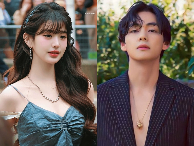 Rổ bằng chứng V (BTS) hẹn hò Jang Won Young kém 9 tuổi, showbiz xuất hiện cặp đôi đẹp nhất mọi thời đại?- Ảnh 2.