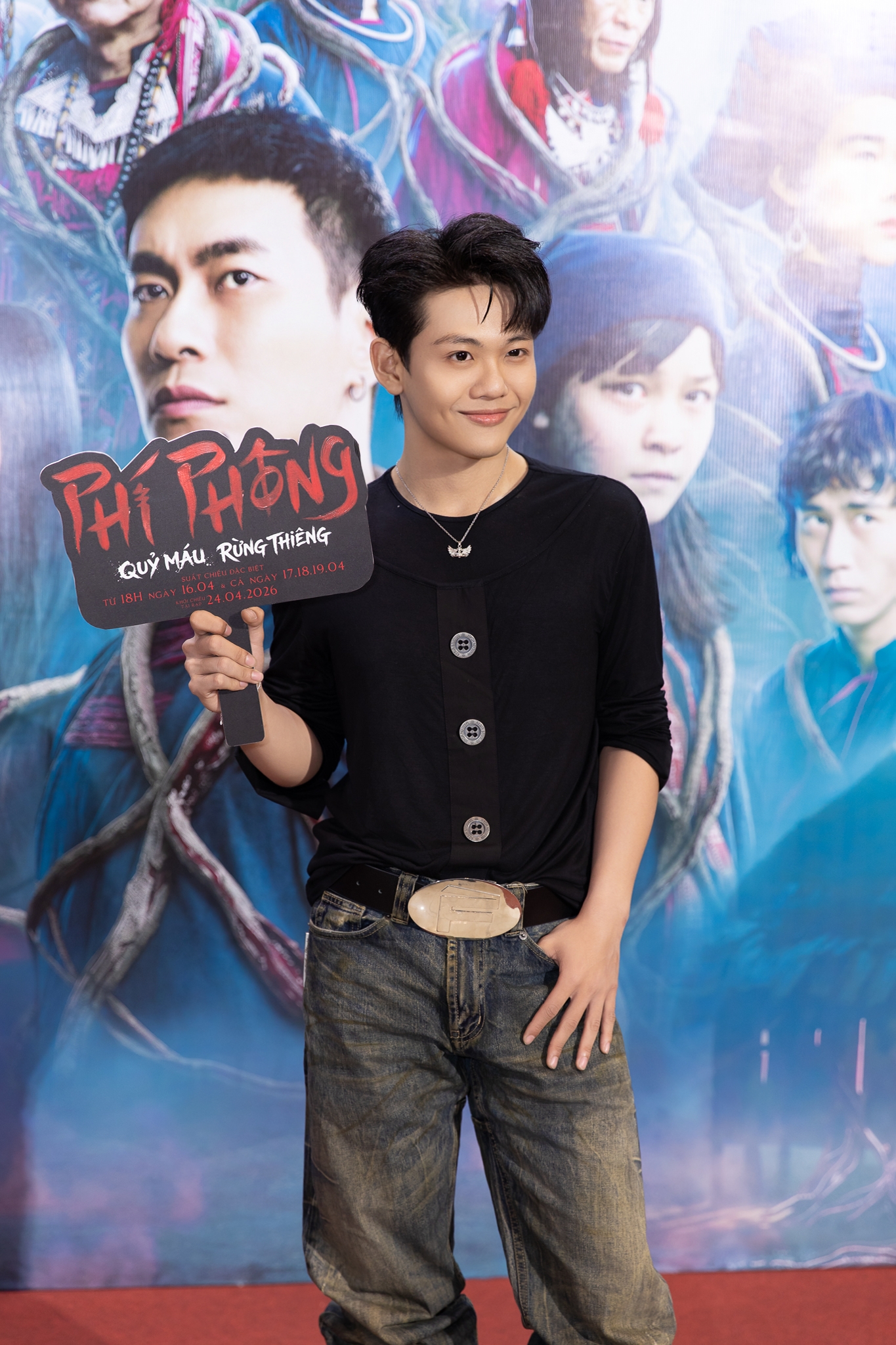 Thảm đỏ HOT nhất hôm nay: Phương Anh Đào đọ sắc đen với Thiên Ân - Kỳ Duyên, Võ Điền Gia Huy - HIEUTHUHAI đẹp trai hết nấc- Ảnh 15.