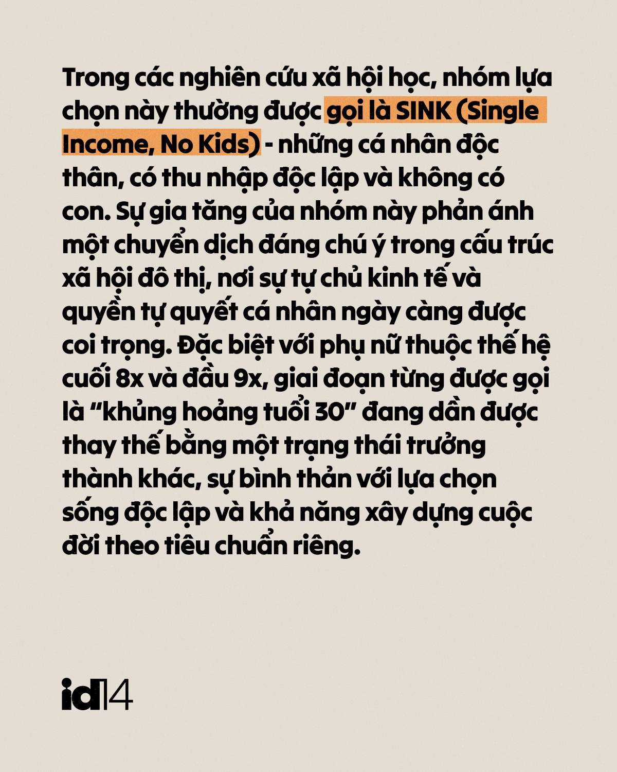 SINK, DINK và những định nghĩa hạnh phúc mới - Ảnh 3.