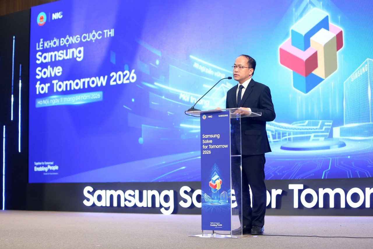 Khởi động cuộc thi Samsung Solve for Tomorrow 2026 Khởi động cuộc thi Samsung Solve for Tomorrow 2026