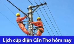 Tra cứu lịch cúp điện Cần Thơ hôm nay Thứ 6 ngày 3/4/2026
