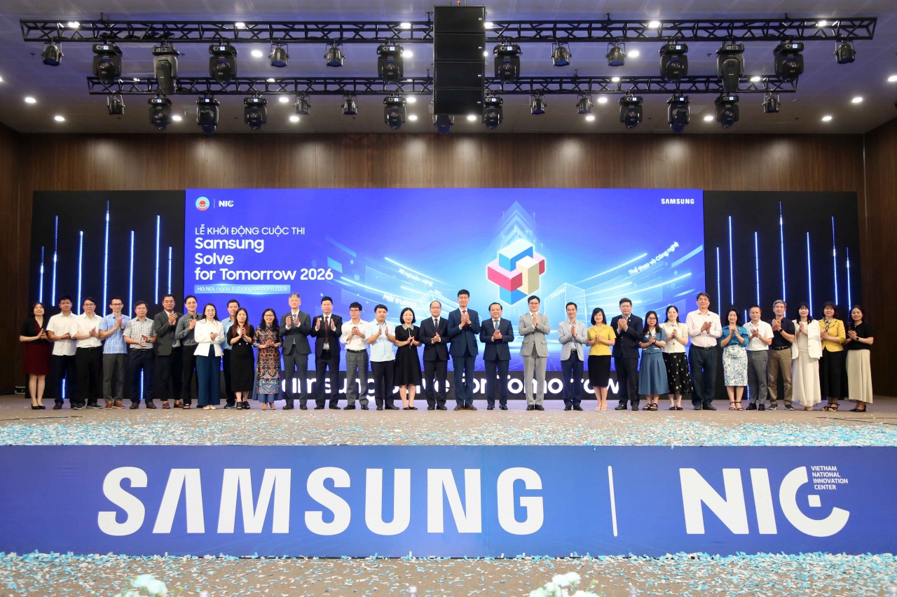 Khởi động cuộc thi Samsung Solve for Tomorrow 2026 Khởi động cuộc thi Samsung Solve for Tomorrow 2026