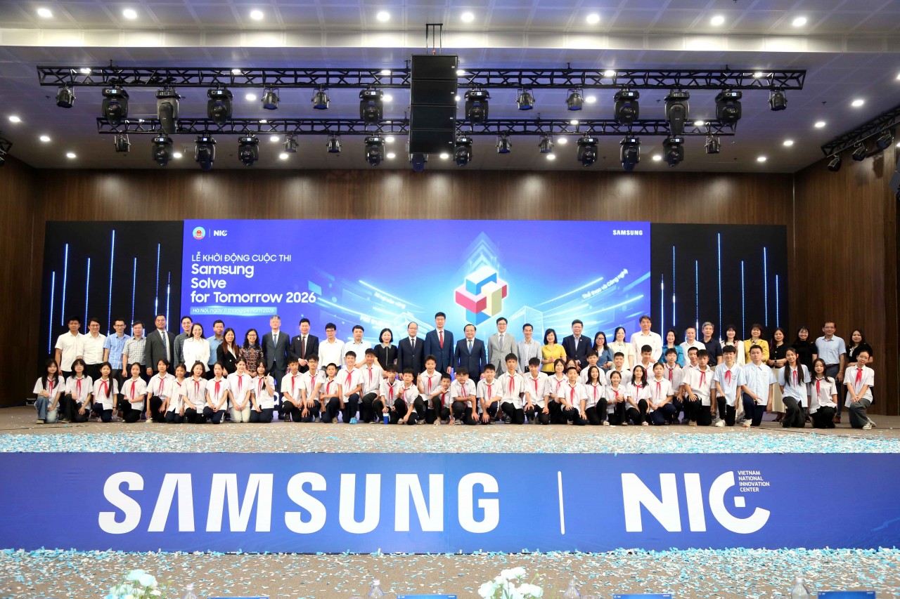 Khởi động cuộc thi Samsung Solve for Tomorrow 2026 Khởi động cuộc thi Samsung Solve for Tomorrow 2026