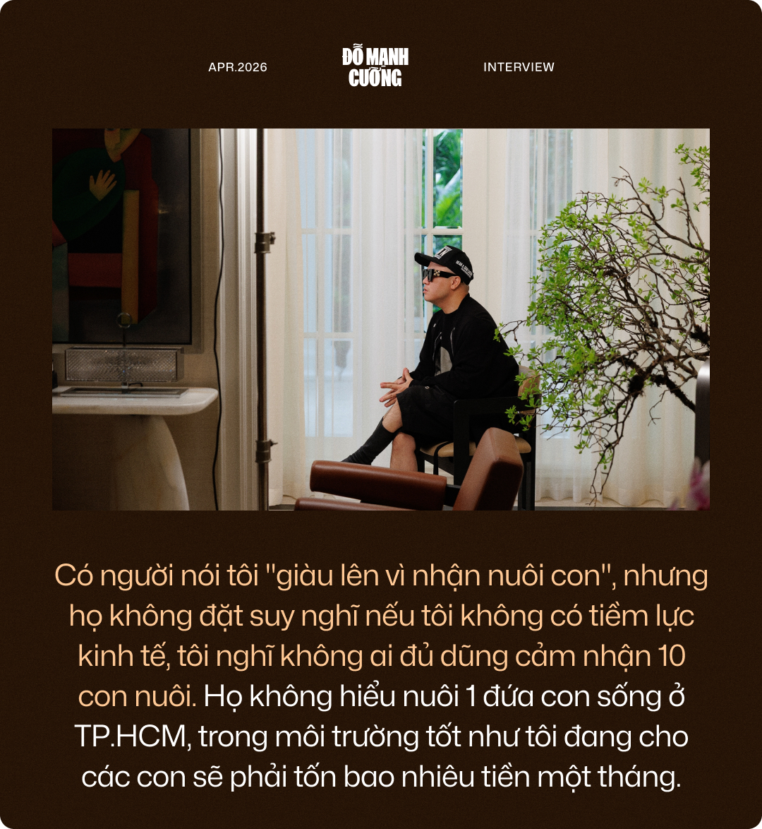Nhà thiết kế Đỗ Mạnh Cường: "Nếu không giàu, tôi không dám nhận 10 con nuôi"- Ảnh 18.