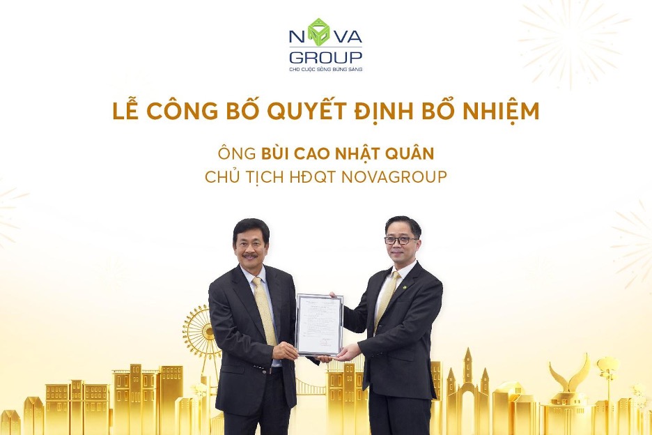  Ông Bùi Cao Nhật Quân làm chủ tịch NovaGroup thay ông Bùi Thành Nhơn  - Ảnh 1.
