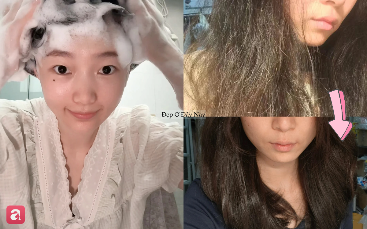 Không đổi dầu gội, tôi chỉ đổi cách gội đầu và mái tóc đã khác hoàn toàn - Ảnh 1.