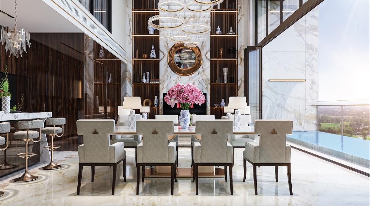 Nghệ thuật chế tác không gian từ những vật liệu tinh tuyển tại Noble Crystal Long Bien - Ảnh 2.