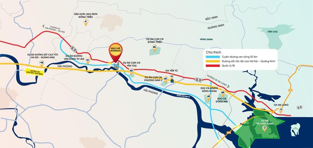 Sắp mở bán Mạo Khê Riverside kết nối Quảng Ninh, Hải Phòng, Bắc Ninh và sân bay Gia Bình - Ảnh 1. Sắp mở bán Mạo Khê Riverside kết nối Quảng Ninh, Hải Phòng, Bắc Ninh và sân bay Gia Bình - Ảnh 1.