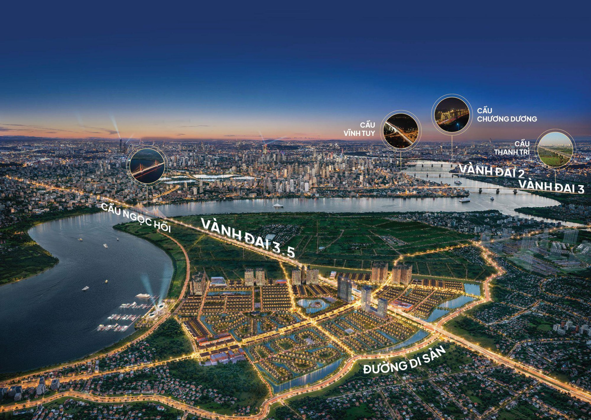 Vành đai 3.5 – cầu Ngọc Hồi tăng tốc: Dự án nào hưởng lợi trực tiếp? - Ảnh 1.