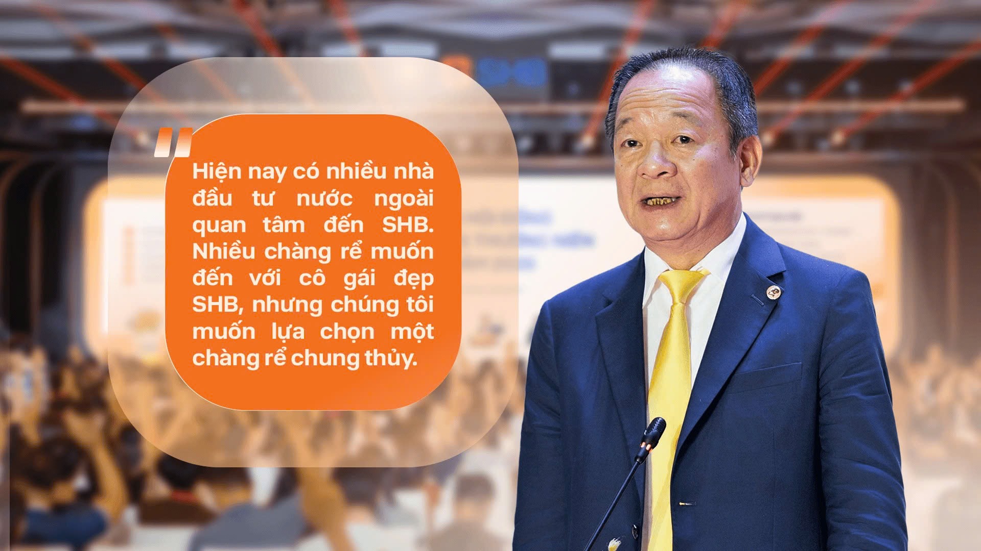 Những câu nói ấn tượng của Chủ tịch HĐQT SHB Đỗ Quang Hiển tại ĐHĐCĐ 2026 - Ảnh 5.
