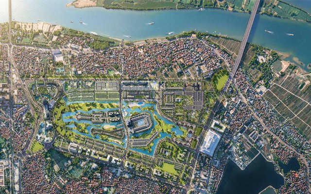 Cận cảnh Khu đô thị đẹp bậc nhất Hà Nội giữa hai tọa độ chiến lược sông Hồng và Hồ Tây