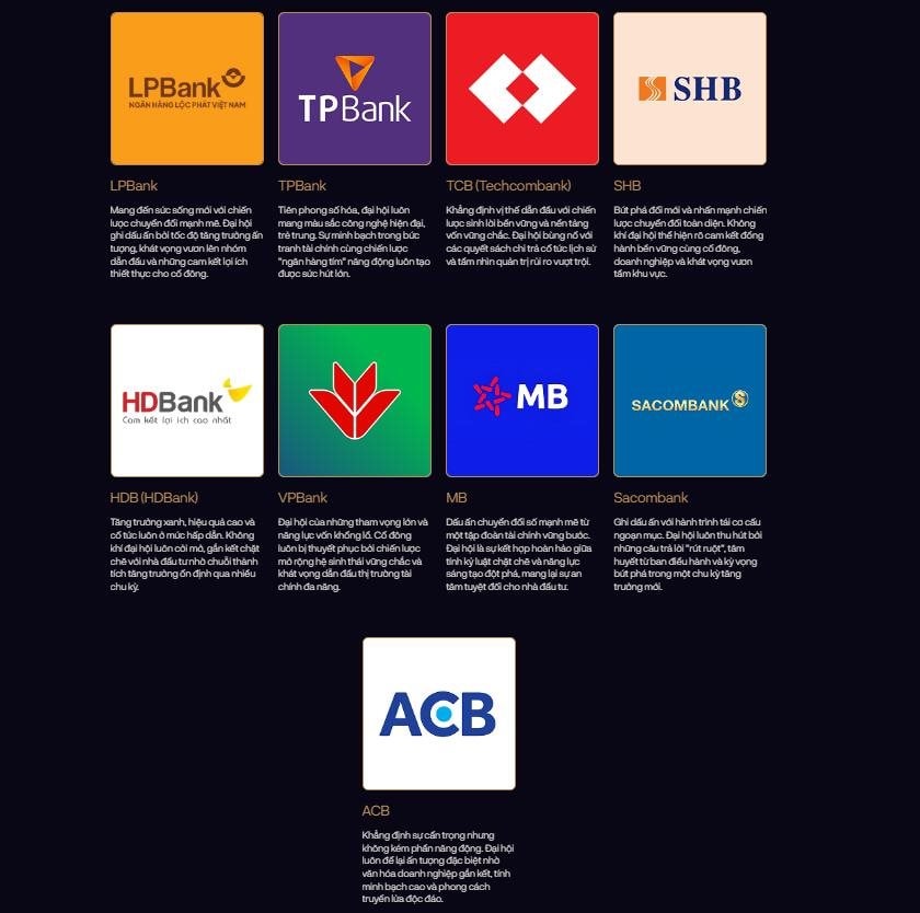 Đại hội cổ đông của ngân hàng nào sẽ chinh phục được nhà đầu tư trong mùa AGM Awards 2026?- Ảnh 1.