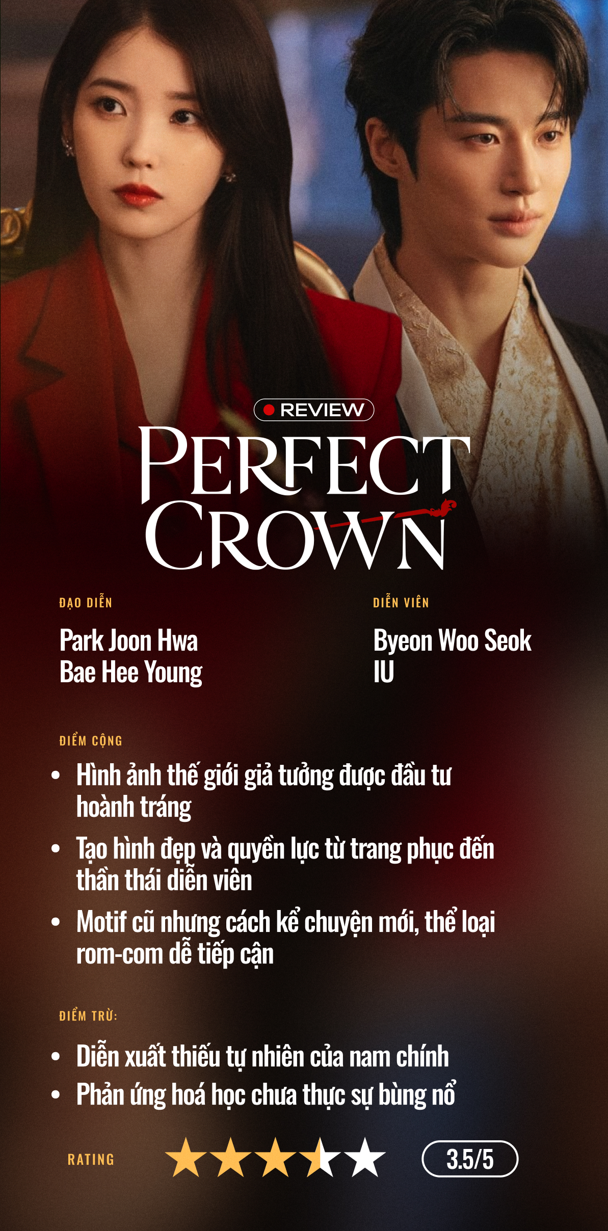 Perfect Crown: Motif cũ nhưng vẫn bánh cuốn, IU chứng minh đẳng cấp vai gì cũng cân đẹp- Ảnh 8.