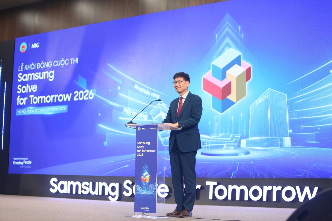 Khởi động cuộc thi Samsung Solve for Tomorrow 2026 Khởi động cuộc thi Samsung Solve for Tomorrow 2026