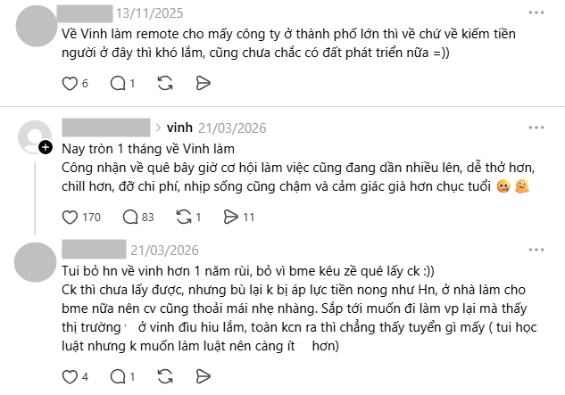 Xu hướng dịch chuyển đến Hà Nội, Huế, Nghệ An để sống: Làm sao kiếm tiền và 