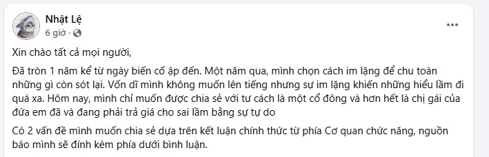 Tròn 1 năm Quang Linh Vlogs bị bắt, chị gái: “Em mình đã sai và đã trả giá bằng những ngày tháng tăm tối nhất của cuộc đời...