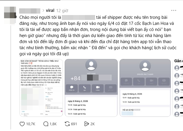 Xôn xao "bài đăng xin lỗi" từ tài khoản nhận là học sinh tố "shipper tự ý tiêu hủy 33 ly trà sữa giá 1,7 triệu"- Ảnh 4.