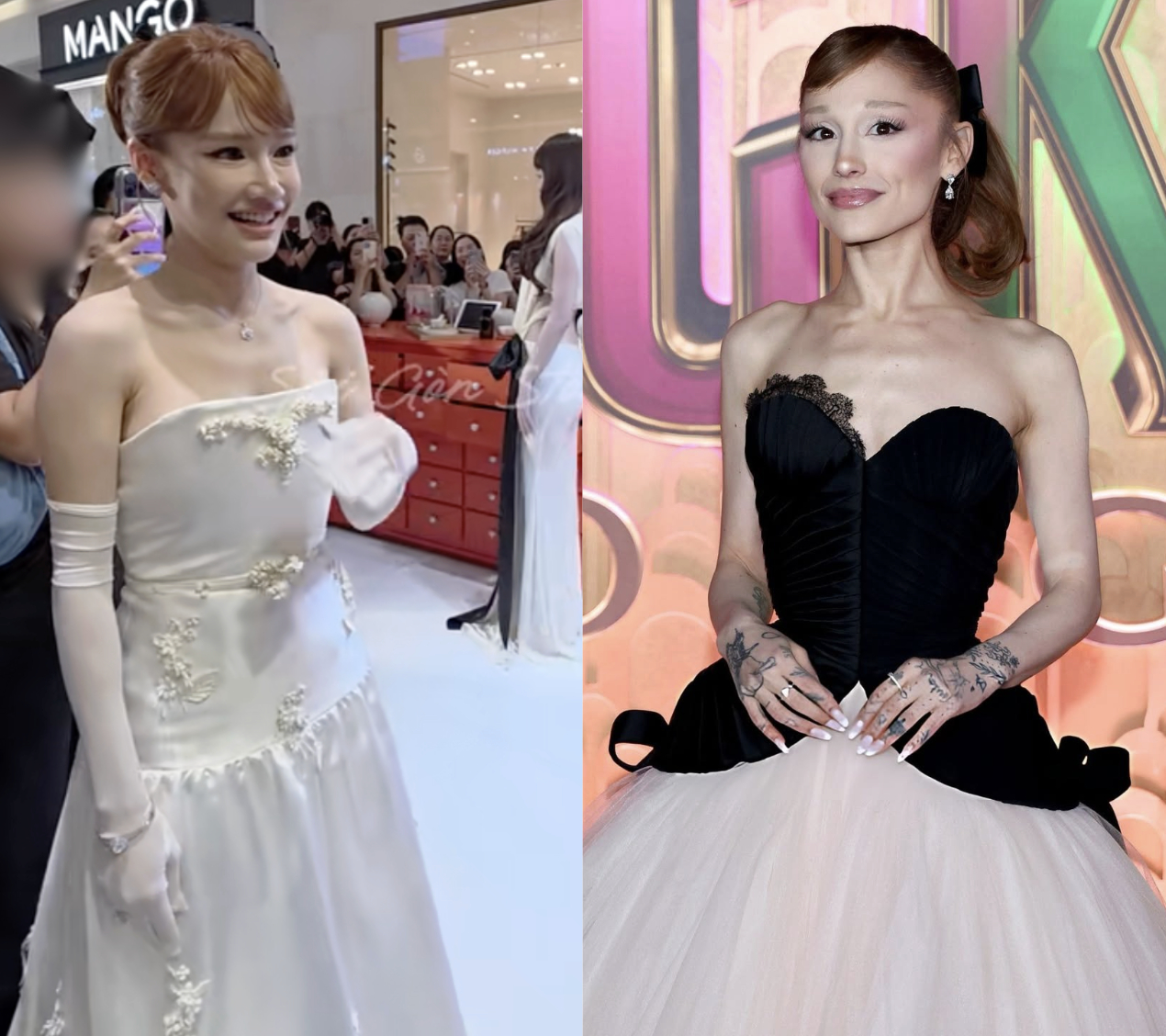 Nhã Phương "đụng" chiến thần visual Kim Tuyến, gương mặt hốc hác được nhận xét như Ariana Grande- Ảnh 2.