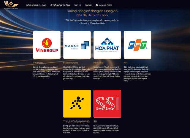 Hé lộ những doanh nghiệp hot để cổ đông “cho phiếu” tại AGM Awards 2026- Ảnh 1.