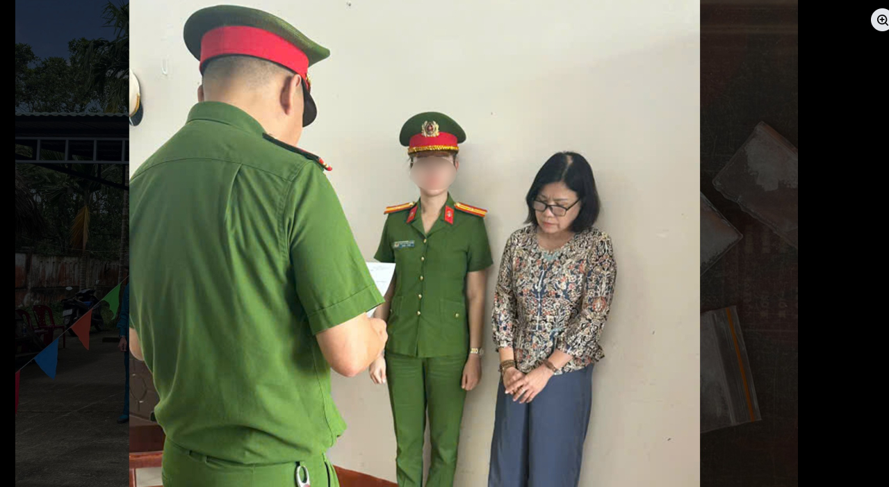 Thi hành lệnh bắt tạm giam Nguyễn Thị Thu Hương SN 1969- Ảnh 1.