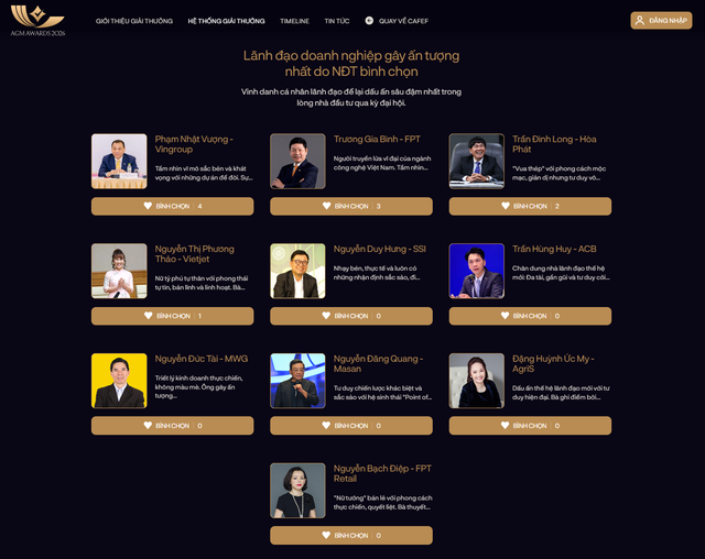 Chính thức: Mở cổng bình chọn AGM Awards 2026 từ hôm nay! - Ảnh 3.