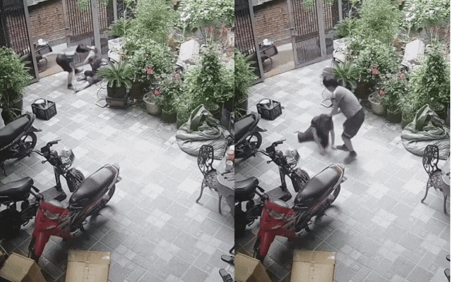 Chồng giật tóc, đấm đá vợ dã man, con nhỏ chứng kiến cảnh tượng đau lòng: Đoạn clip khiến cộng đồng mạng phẫn nộ- Ảnh 1.