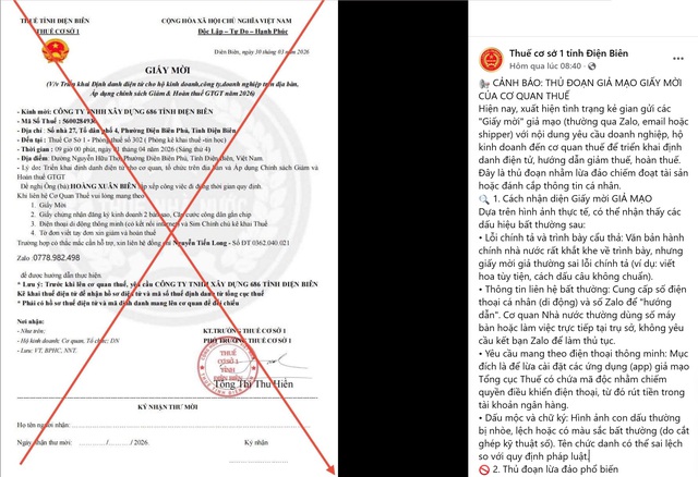 Cơ quan Thuế cảnh báo: Hộ kinh doanh, doanh nghiệp có thể mất tiền oan nếu làm theo việc này- Ảnh 1. Cơ quan Thuế cảnh báo: Hộ kinh doanh, doanh nghiệp có thể mất tiền oan nếu làm theo việc này- Ảnh 1.