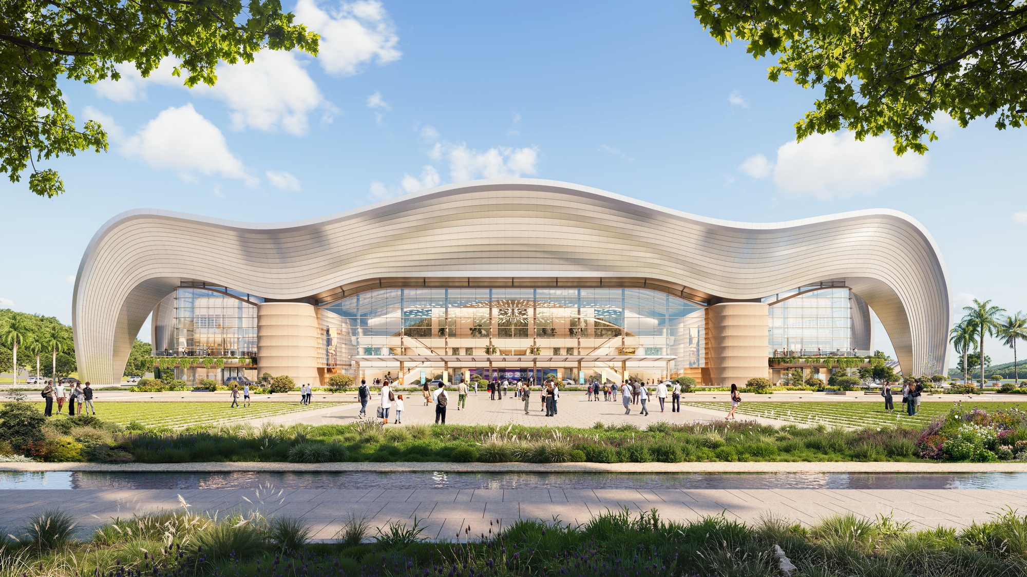 Cận cảnh đại công trường APEC 2027 đang tăng tốc thi công ở Phú Quốc - Ảnh 12.