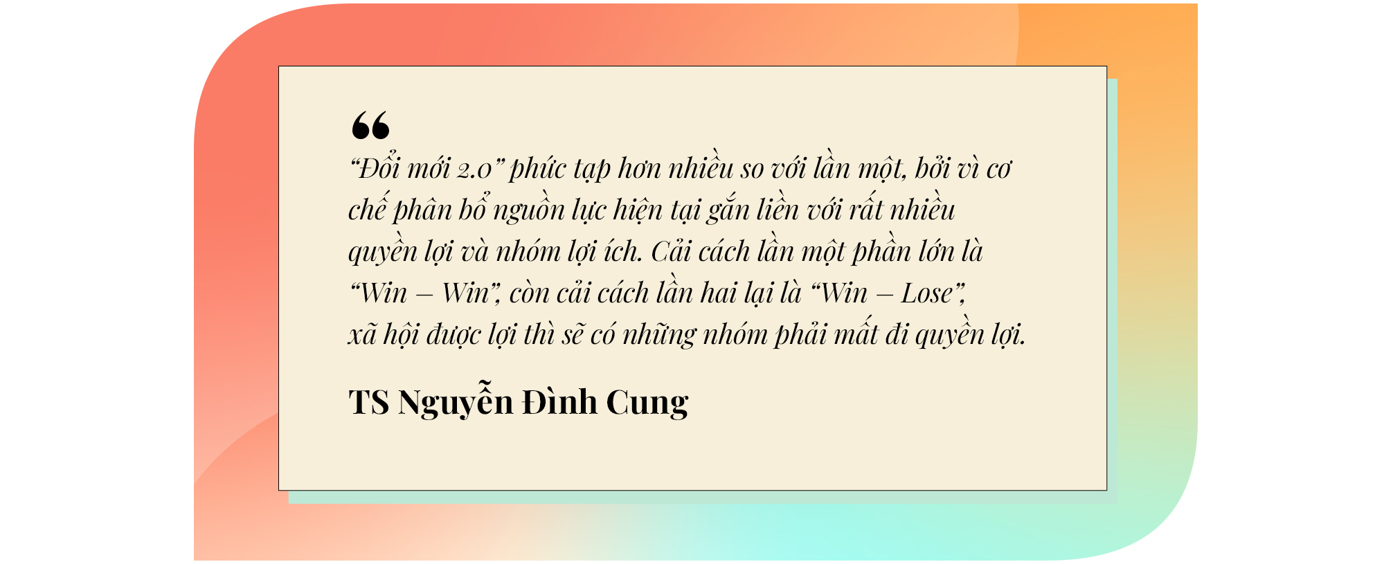 Việt Nam cải cách với tham vọng lớn nhất sau 40 năm, TS Nguyễn Đình Cung nhấn mạnh 8 chữ quan trọng - Ảnh 3.