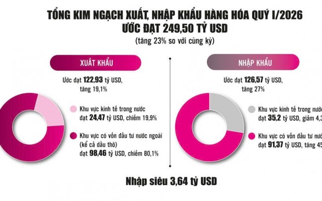 Nhập khẩu tăng tốc, tạo lực đẩy cho xuất khẩu và nguồn thu ngân sách