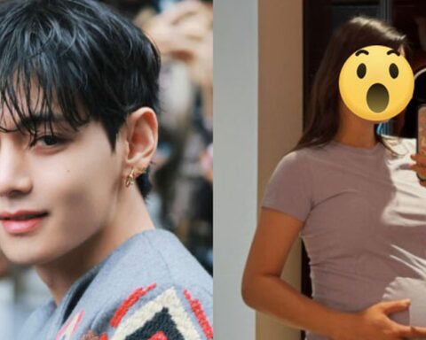 V (BTS) có liên quan đến 1 nữ diễn viên đang mang thai?