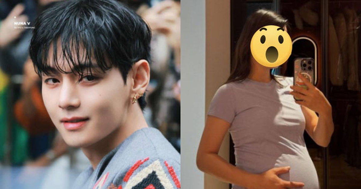 V (BTS) có liên quan đến 1 nữ diễn viên đang mang thai?