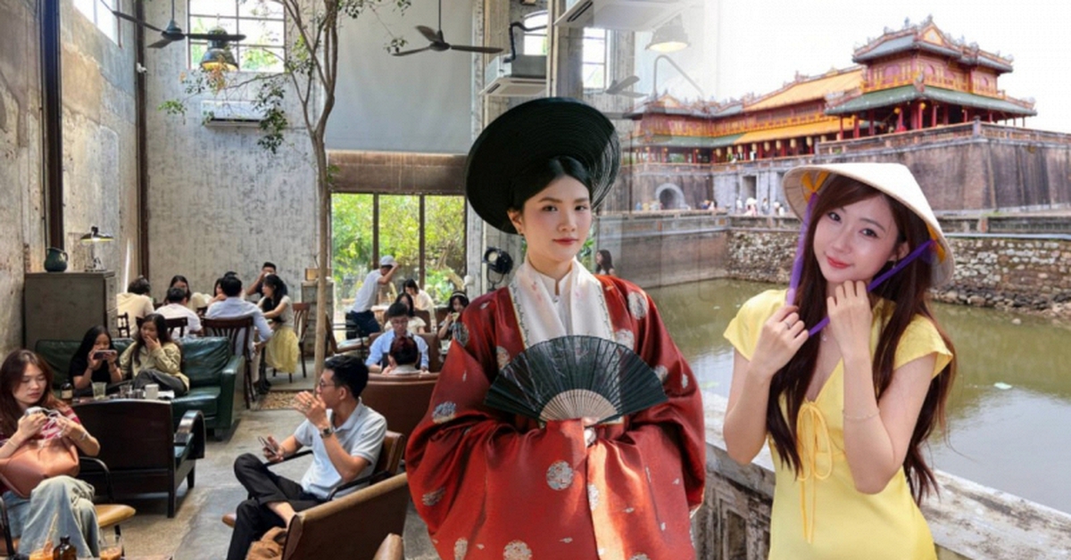 Huế ngày 1/5 mát mẻ: Đi 4 quán cà phê không còn chỗ chen, an ninh túc trực Hoàng thành khách đông