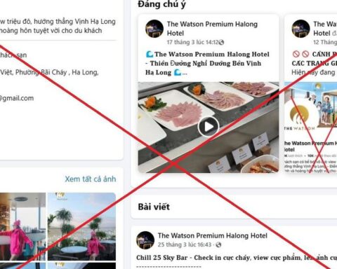 Cảnh giác fanpage giả mạo khách sạn, lừa chuyển tiền đặt cọc