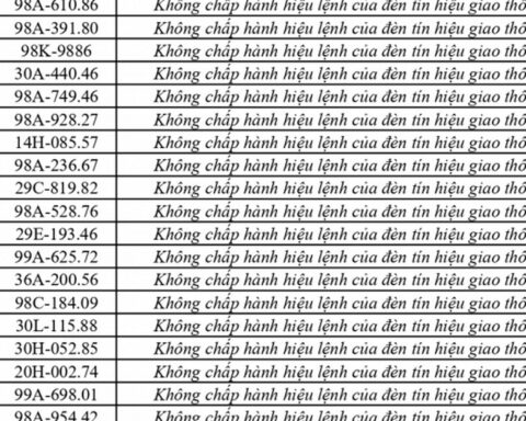 353 chủ phương tiện vi phạm mang biển số sau nhanh chóng nộp phạt nguội theo Nghị định 168