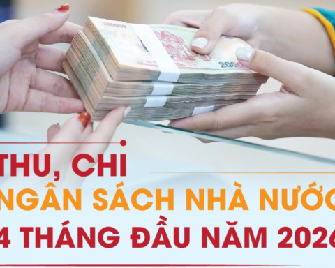 Infographics: Thu, chi ngân sách nhà nước 4 tháng đầu năm 2026