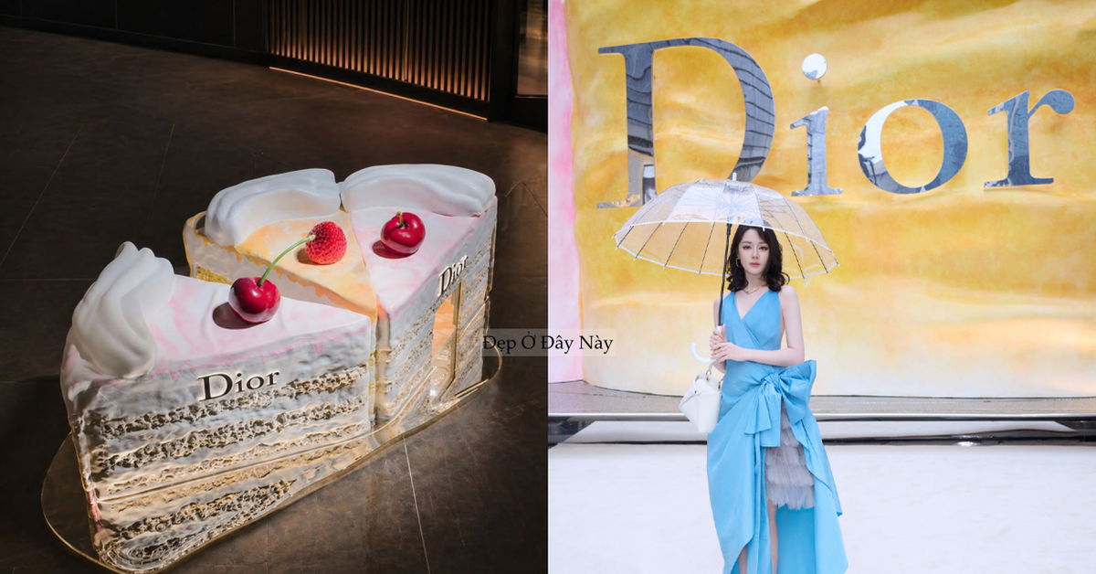 Cửa hàng bánh ngọt đẹp như truyện cổ tích của Dior khiến dân tình “mắt tròn mắt dẹt”