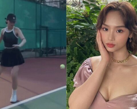 Khoảnh khắc hiếm hoi của Miu Lê