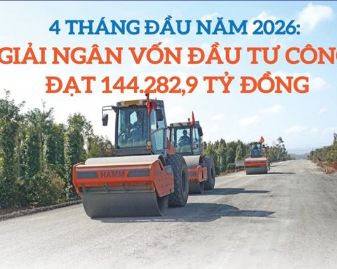 Infographics: Giải ngân vốn đầu tư công đạt 144.282,9 tỷ đồng