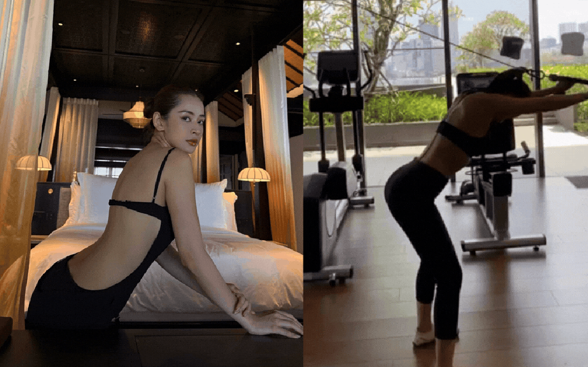 Chi Pu khoe lưng trần nuột nà mướt mắt, hóa ra bí mật nằm ở bài tập quen thuộc này!